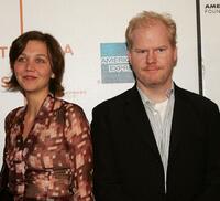 Maggie Gyllenhaal and Jim Gaffigan at the screening of "Great New Wonderful."
