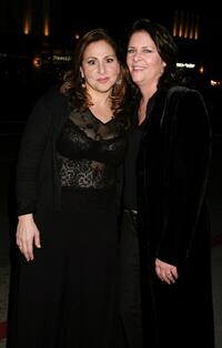 Kathy Najimy and Mo Gaffney at the afterparty of Kathy and Mo's greatest hits.