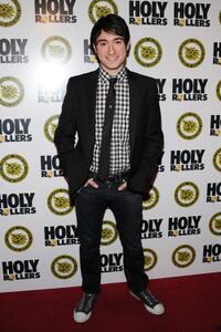Jason Fuchs at the premiere of "Holy Rollers."