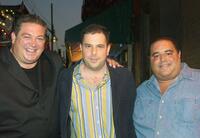 Alex Corrado , Director David Adler and Joseph R. Gannascoli at the launch party of "Mafia New York."