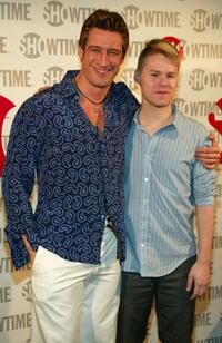 Robert Gant and Randy Harrison at the fourth season premiere of "Queer As Folk."