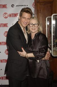 Robert Gant and Sharon Gless at the premiere of the fourth season of "Queer as Folk."