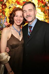 Kathleen McNenny and Boyd Gaines at the opening night after party of "Coram Boy."