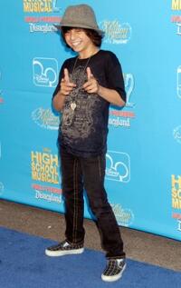 Moises Arias at the world premiere of "High School Musical 2."