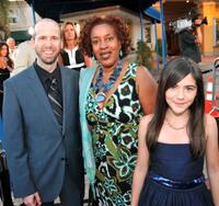 David Leslie Johnson, CCH Pounder and Isabelle Fuhrman at the premiere of "Orphan."
