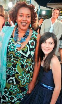 CCH Pounder and Isabelle Fuhrman at the premiere of "Orphan."