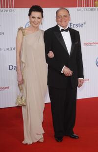 Iris Berben and Bruno Ganz at the German Film Awards.