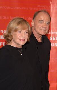 Jeanne Moreau and Bruno Ganz at the Closing Ceremony of 54th San Sebastian Film Festival.