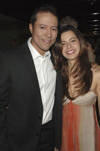 Yancey Arias and his wife Anna at the premiere of "Thief."