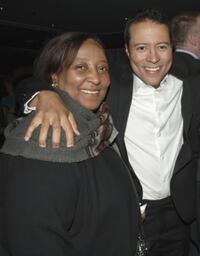 Yancey Arias and his mother Maria at the after party of the premiere of "Thief."