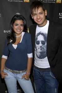 Paulina Gaitan and Cesar Ramos at the premiere of "Trade" during the 2007 Sundance Film Festival.