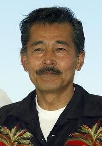 Tatsuya Fuji at the photocall of "Akarui Mirai" during 56th the International Cannes Film Festival 2003.