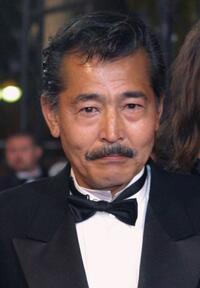 Tatsuya Fuji at the screening of "Akarui Mirai" during 56th the International Cannes Film Festival.
