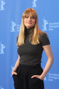 Romola Garai at a photocall for “Angel” in Berlin, Germany. 