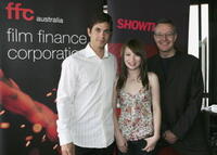Adam Garcia, Emily Browning and Jonathan Biggins at the Lexus Inside Film Awards.