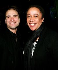 Johnny Galecki at the play opening night of "The Little Dog Laughed."