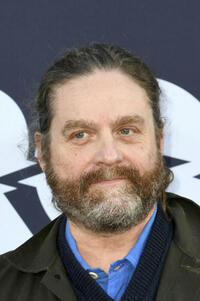 Zach Galifianakis at the premiere of "Ron's Gone Wrong" in Los Angeles.
