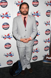 Zach Galifianakis at the California premiere of "The Campaign."
