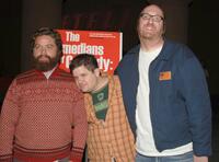 Zach Galifianakis, Patton Oswalt and Brian Posehn at the special screening of "The Comedians of Comedy: The Movie."