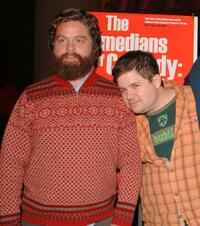 Zach Galifianakis and Patton Oswalt at the special screening of "The Comedians of Comedy: The Movie."