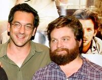 Director Todd Phillips and Zach Galifianakis at the "The Hangover" Celebrity Poker Tournament.