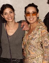 Callie Thorne and Eileen Galindo at the screening of "Double Parked."