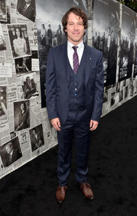 John Gallagher, Jr. at the California premiere of "The Newsroom" Season 2.