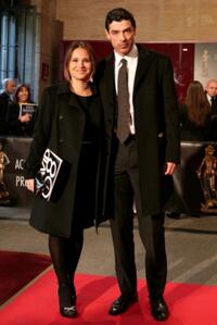 Alessandro Gassman and his wife Sabrina Kaflitz at the David di Donatello Movie Awards.