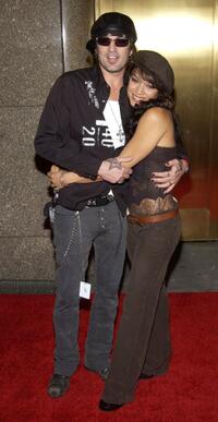 Tommy Lee and Mayte Garcia at the 2002 VH1/Vogue Fashion Awards.