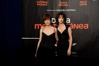 Marina Gatell and Lillian Caro at the Madrid premiere of "Dieta Mediterranea."