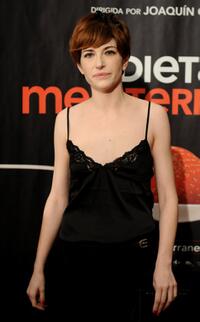 Marina Gatell at the Madrid premiere of "Dieta Mediterranea."