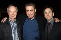 Adam Arkin, Alan Miller and Arye Gross at the after party for the opening of "Brooklyn Boy" at BB Kings.
