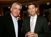 Adam Arkin and Peter Coyote at the celebration honoring Geena Davis as this year's Hollywood Hero by USA Today for the See Jane Program at the Beverly Hills Hotel.