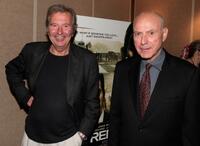 Alan Arkin and New Line Cinema Co-chairmen and Co-CEO Bob Shaye at the premiere of "Rendition".