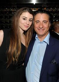 Dominik Garcia-Lorido and Andy Garcia at the after party of the premiere of "City Island."