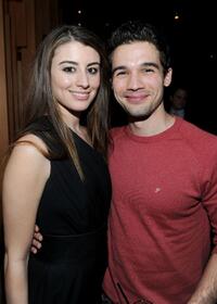 Dominik Garcia-Lorido and Steven Strait at the after party of the premiere of "City Island."
