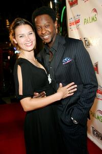 Kristina Klebe and Edi Gathegi at the world premiere of "The Fifth Patient" during the CineVegas film festival.