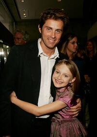 John Gatins and Dakota Fanning at the premiere of "Dreamer: Inspired By A True Story" during the 2005 Toronto International Film Festival.
