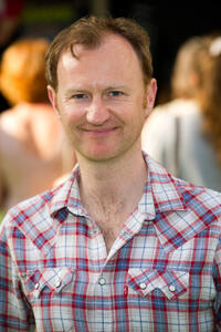 Mark Gatiss at the press night for "Shrek The Musical" in England.