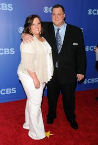 Melissa McCarthy and Billy Gardell at the 2010 CBS UpFront.