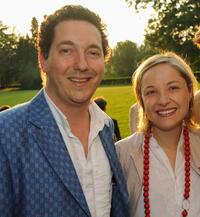 Guillaume Gallienne and Guest at the Prix Mont-Blanc de la Culture.