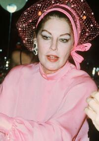 Ava Gardner in a picture taken in late 60's.