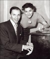 Ava Gardner and her singer husband Frank Sinatra at Reno's night club.