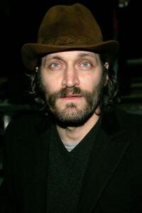 Vincent Gallo at the Marc Jacobs Fall 2005 show during the Olympus Fashion Week.