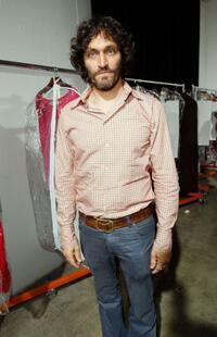 Vincent Gallo at the Mercedes-Benz Fashion Week.