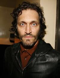 Vincent Gallo at the Mercedes Benz Fashion Week.