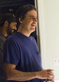 Director Miguel Arteta on the set of "Youth in Revolt."