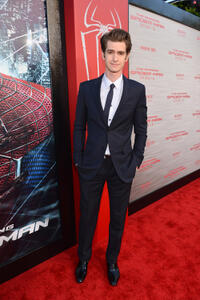 Andrew Garfield at the California premiere of "The Amazing Spider-Man."