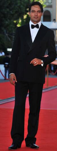 Gabriel Garko at the opening ceremony and premiere of "Burn After Reading" during the 65th Venice Film Festival.
