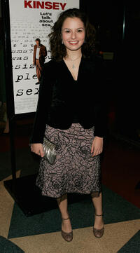 Jenna Gavigan at the New York premiere of "Kinsey."